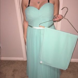 Aqua long dress